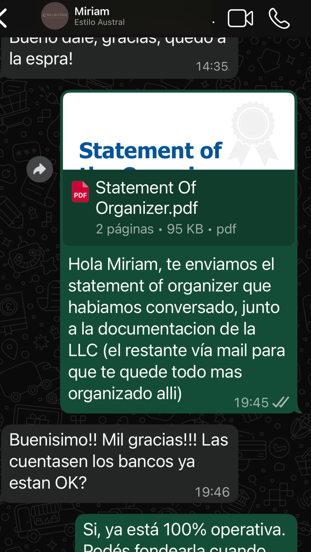 Testimonio real de un cliente de Consultora Zenda