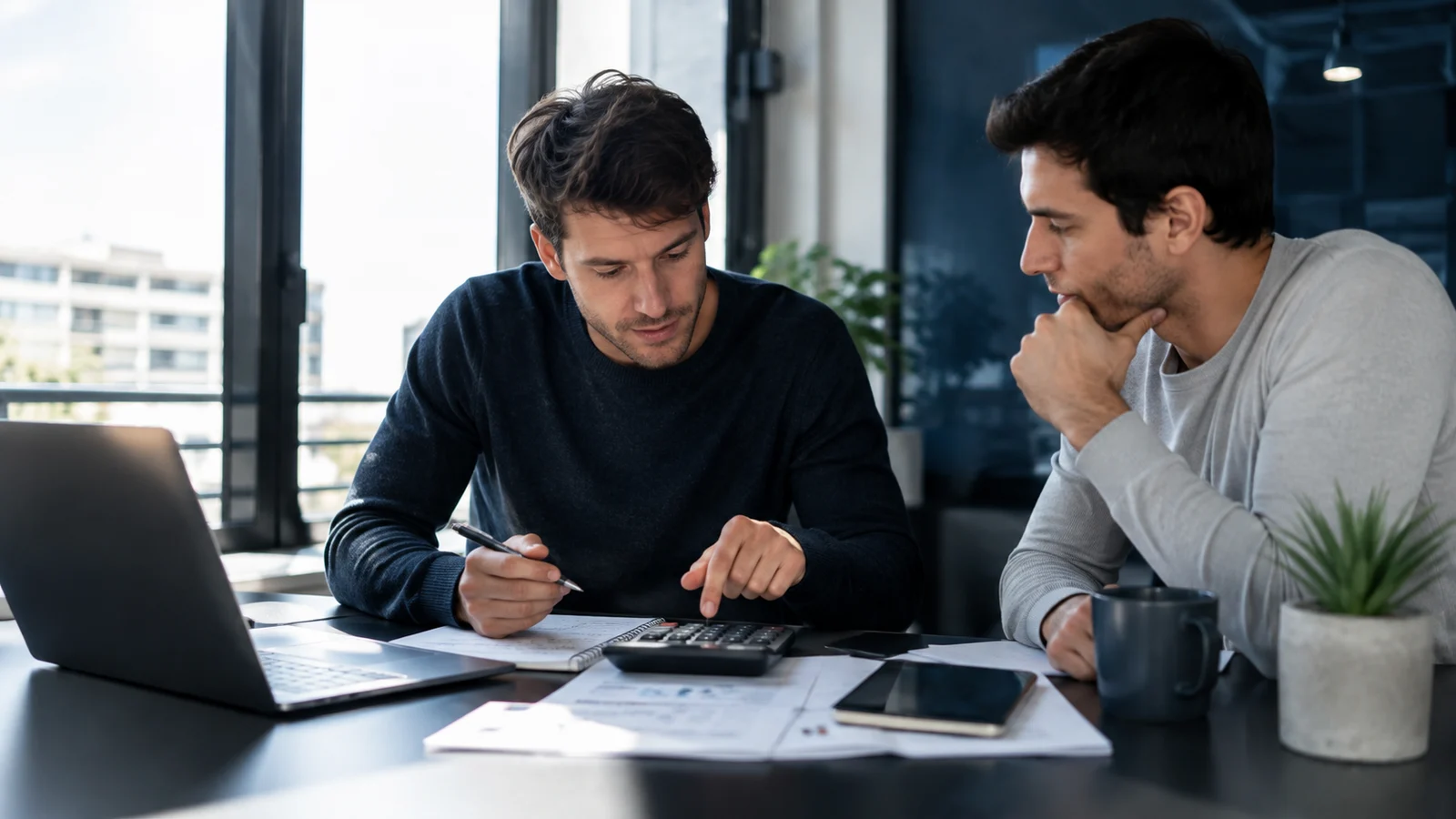 Fundadores calculando el costo de crear una SAS en Argentina